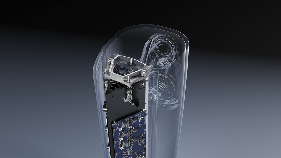 Linn 343 rear cowl and integrated module detail